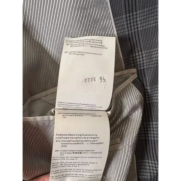 Hugo Boss Blazer Sport Coat Jacket Size 46 R